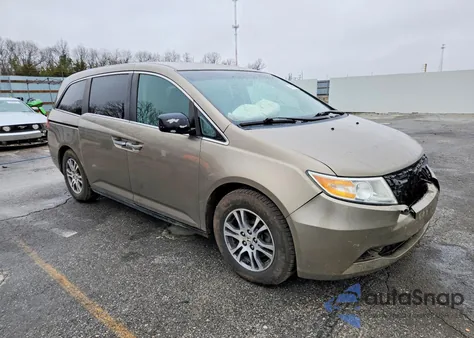 2012 Honda Odyssey Ex z USA, uszkodzony, nr VIN 5FNRL5H42CB141922